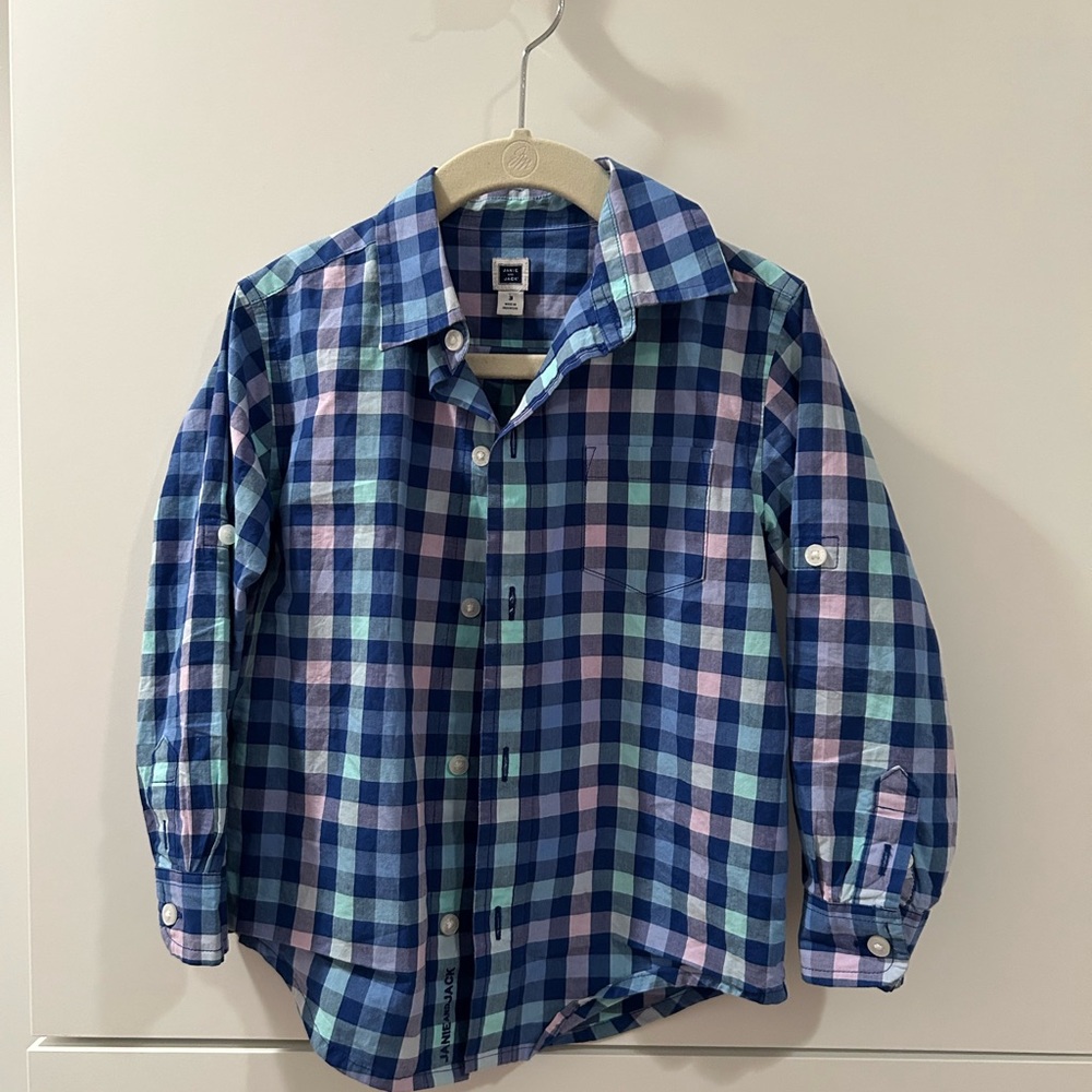 Janie and Jack Button Down Shirt - 3T